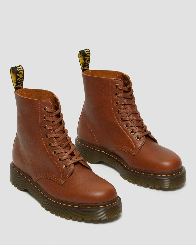 Dr Martens 1460 Pascal Bex Læder Snørestøvler Dame Brune | DK 176LIS